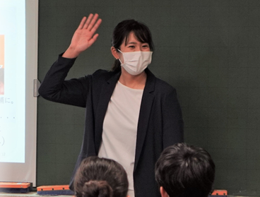 杉並区東原中学校での出張授業