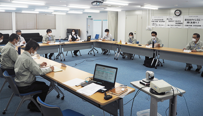 職場代表との意見交換