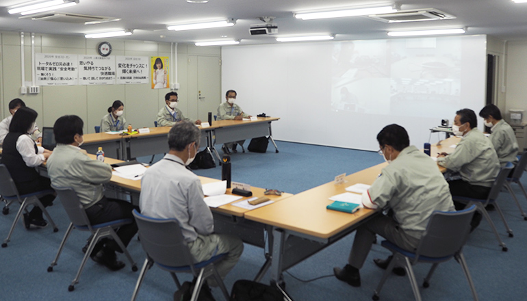 職場代表との意見交換